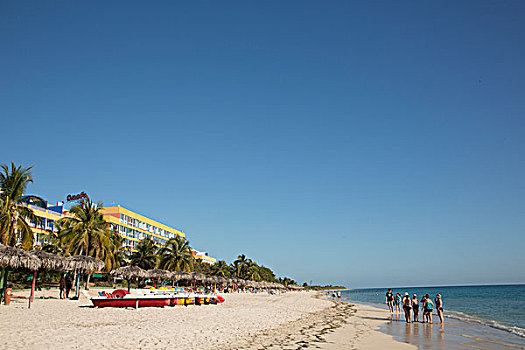 古巴,海滩,靠近,特立尼达