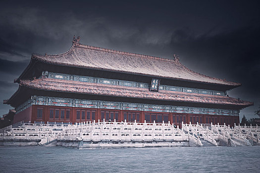 暗黑风北京太庙劳动人民文化宫