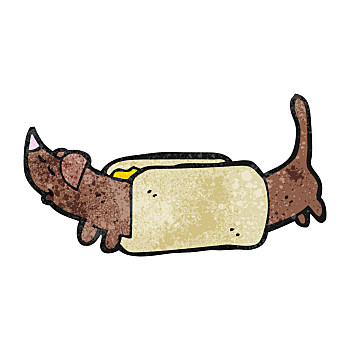 面包狗和香肠狗原图图片