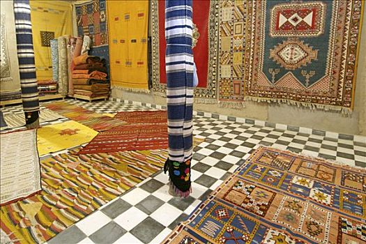 地毯,店,乡村,梅如卡,东方,摩洛哥