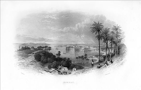 孟买,印度,19世纪,艺术家