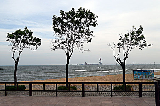 南戴河,戴河庭院,海滩,沙滩,浴场,休闲,仙螺岛,海浪