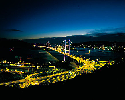 香港回归十周年图片展览青马大桥