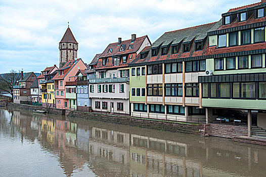 建筑,河,德国