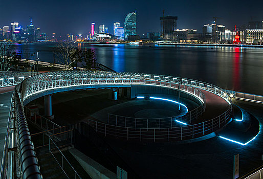 新華濱江民生濱江文化城夜景
