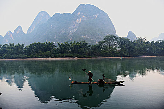 桂林阳朔漓江山水风光