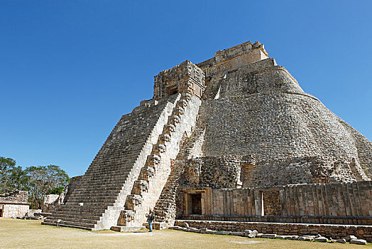 金字塔,占卜师,玛雅,场所,乌斯马尔,尤卡坦半岛,墨西哥,中美洲