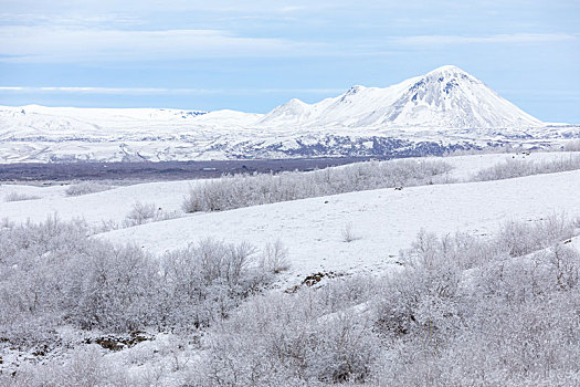 冬季风景,冰岛