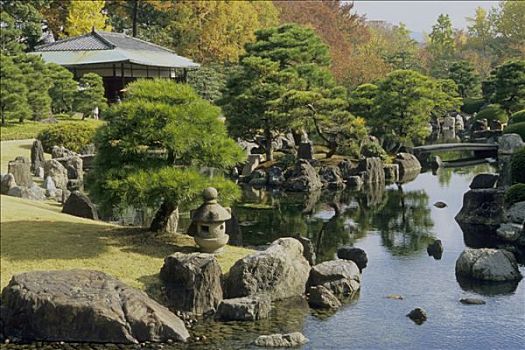 日本,京都,二条城,花园