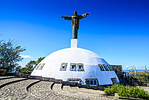耶稣,救世主,雕塑,普拉塔港,多米尼加共和国