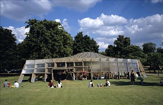 蛇形画廊展厅,2005年,宽,风景