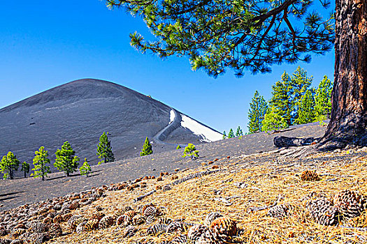 火山,国家公园,加利福尼亚,美国