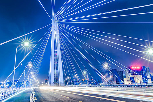 宁波外滩大桥夜景