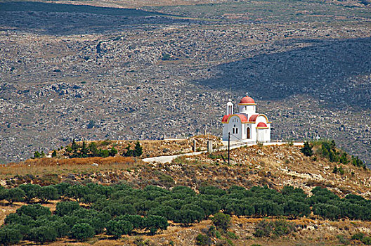 教堂,中心,克里特岛,希腊,欧洲