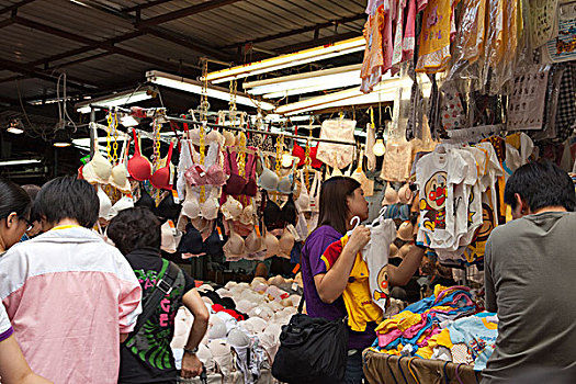 购物,女人,街道,香港