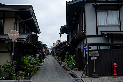 日本城镇街道风景