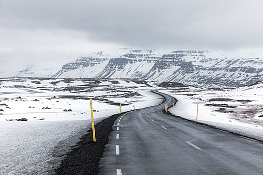 冰岛,冬季风景,道路