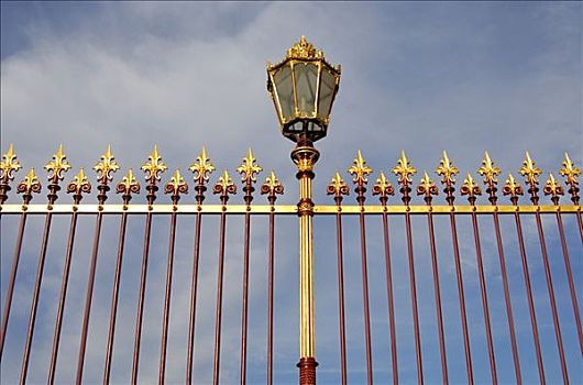 皇家,栅栏,枝状大烛台,霍夫堡,维也纳,奥地利