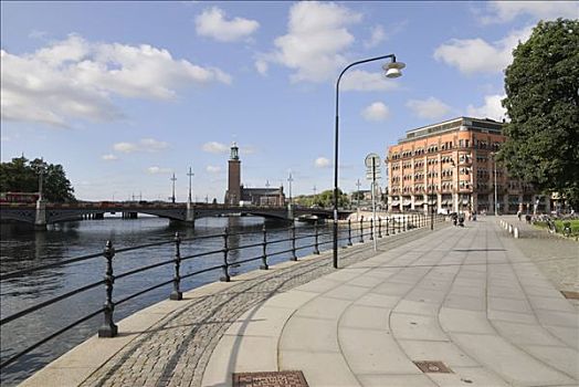码头,靠近,老城,斯德哥尔摩,瑞典,斯堪的纳维亚,欧洲