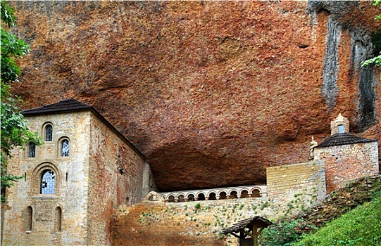 圣胡安,岩石,罗马式,寺院