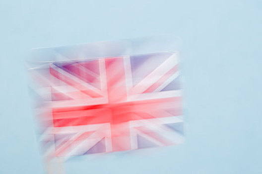 模糊,英国国旗