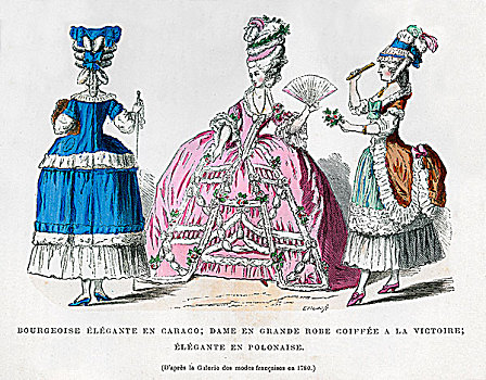 法国人,时尚,1780年