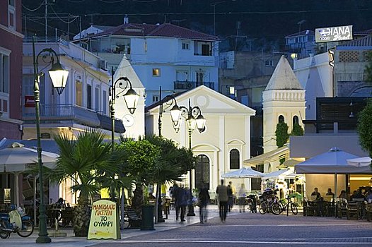 扎金索斯,城镇,爱奥尼亚群岛,希腊
