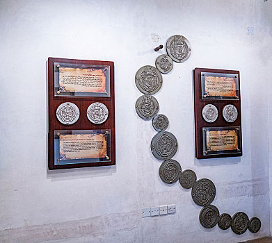 阿联酋迪拜阿法迪历史区,钱币博物馆