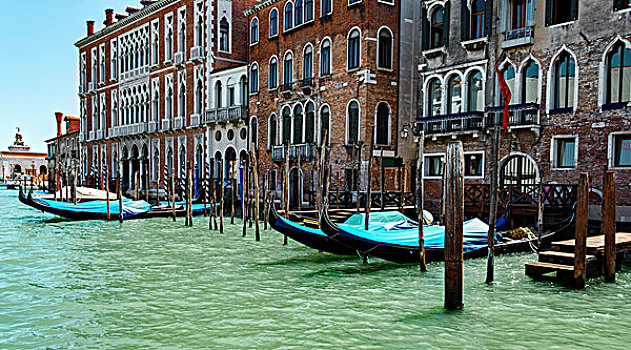 小船,泻湖,威尼斯,意大利,大运河