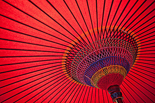 日本,京都,东山,红色,伞