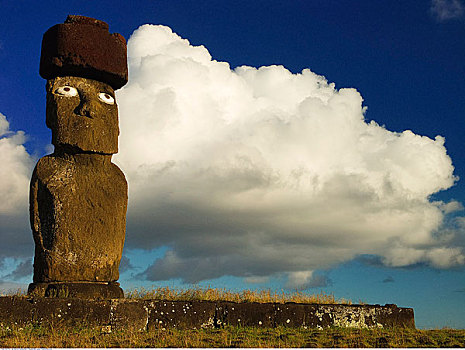 复活节岛石像,阿胡塔哈伊,复活节岛,智利
