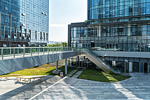现代办公楼,商业中心