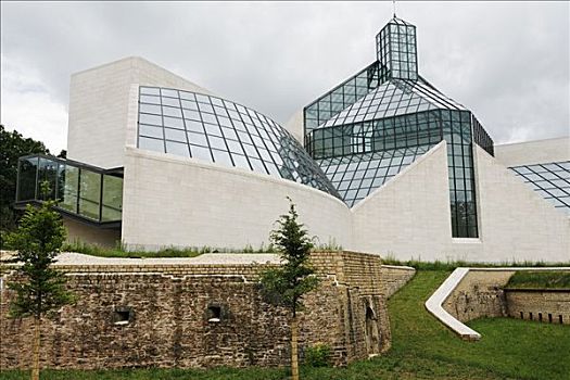 现代艺术博物馆,遗址,堡垒,高原,卢森堡,欧洲