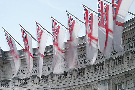 英格兰,伦敦,拱形,旗帜,微风,靠近,白金汉宫