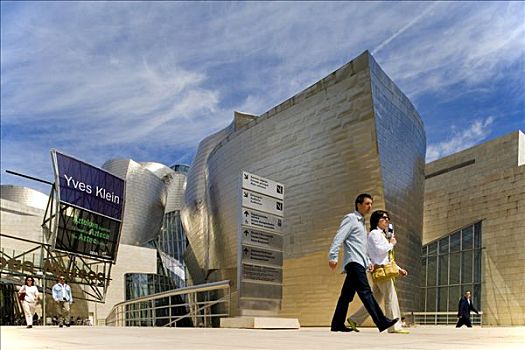 古根海姆博物馆,毕尔巴鄂,巴斯克,西班牙,欧洲