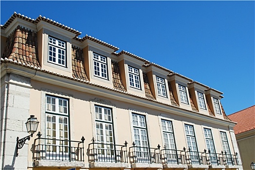 传统,房子,建筑,里斯本,葡萄牙