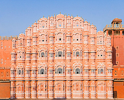 建筑,宫殿,风之宫,斋浦尔,拉贾斯坦邦,印度