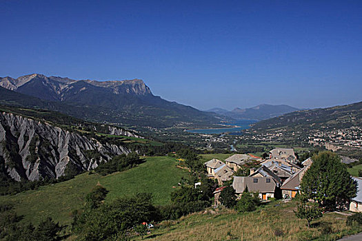 湖,上阿尔卑斯省,阿尔卑斯山西部,法国,欧洲