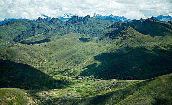安第斯山脉,山脉,秘鲁,南美