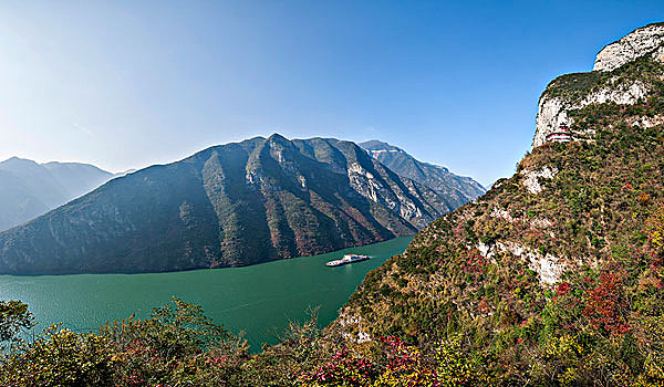 长江三峡巫峡峡谷