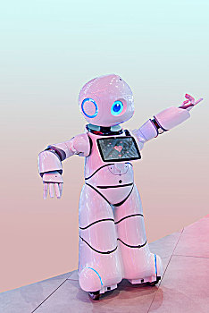 2028重庆汽车展展示的机器人