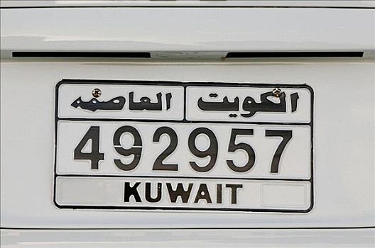 城市,科威特,汽车,牌照,注册,盘子