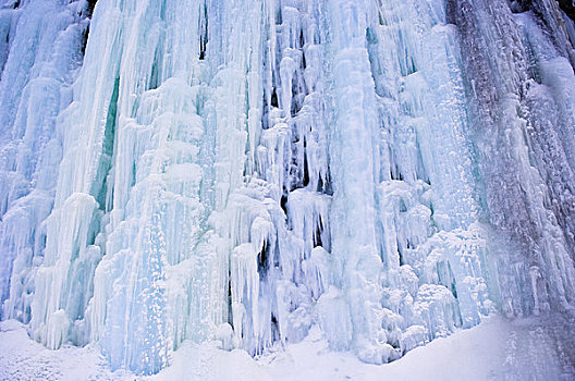 冰瀑,魁北克,加拿大