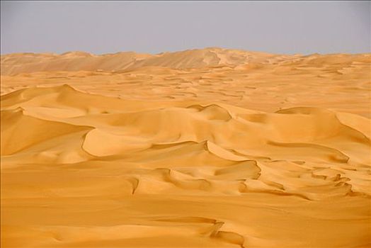 无限,留白,沙漠,利比亚