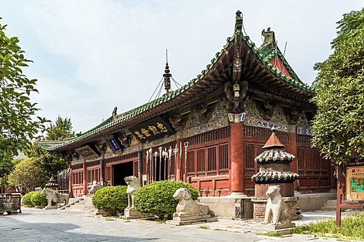 中国河南省开封天波杨府景区孝严祠