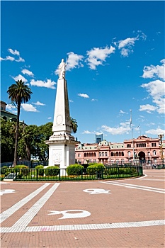 玫瑰宫,粉色,房子,布宜诺斯艾利斯,阿根廷