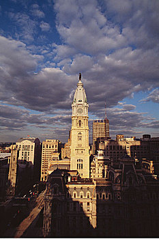 老市政厅,费城,宾夕法尼亚,美国