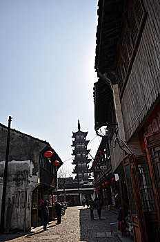 上海嘉定古镇古建筑风光