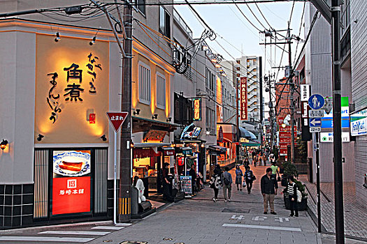 长崎新地中华街是位于日本长崎县长崎市新地町的一个唐人街,与横滨中华街,神户南京町并列为日本三大中华街,新地中华街的石板路街道两旁有近40家中国餐馆与中国商品店