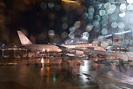 日本东京机场夜景